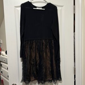 Anthropologie Bailey 44 Black Dress Size M